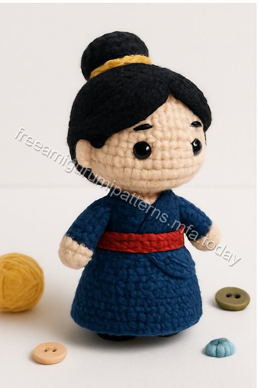 Amigurumi Mulan Free Pattern