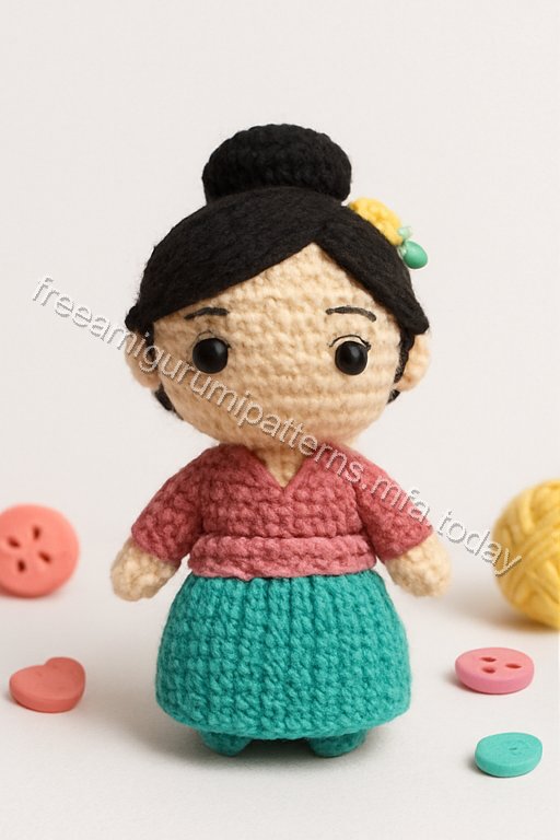 Amigurumi Mulan Free Pattern
