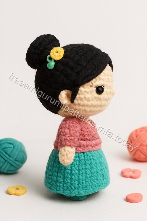 Amigurumi Mulan Free Pattern