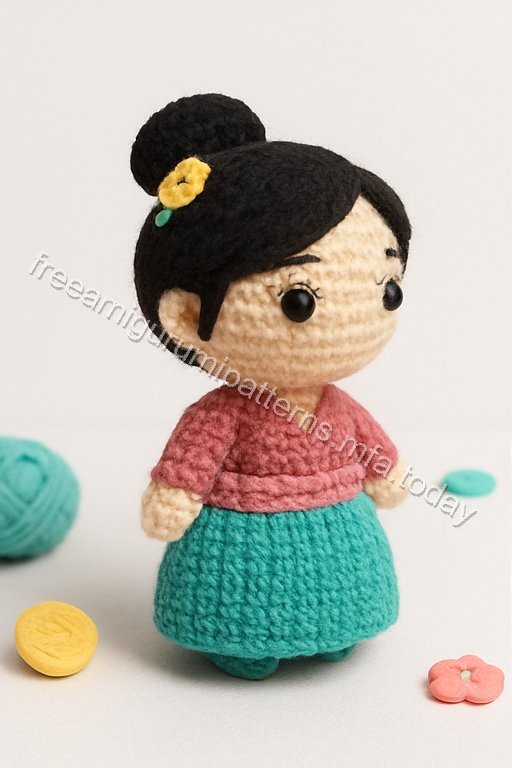 Amigurumi Mulan Free Pattern