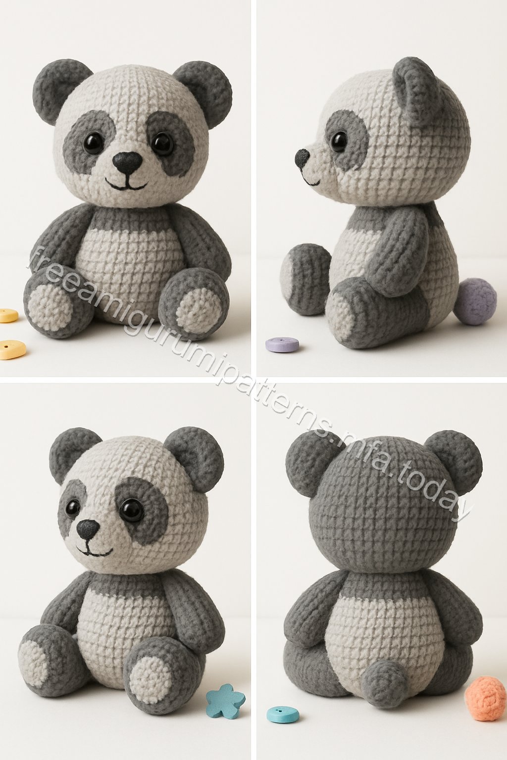 Amigurumi Panda Free Pattern