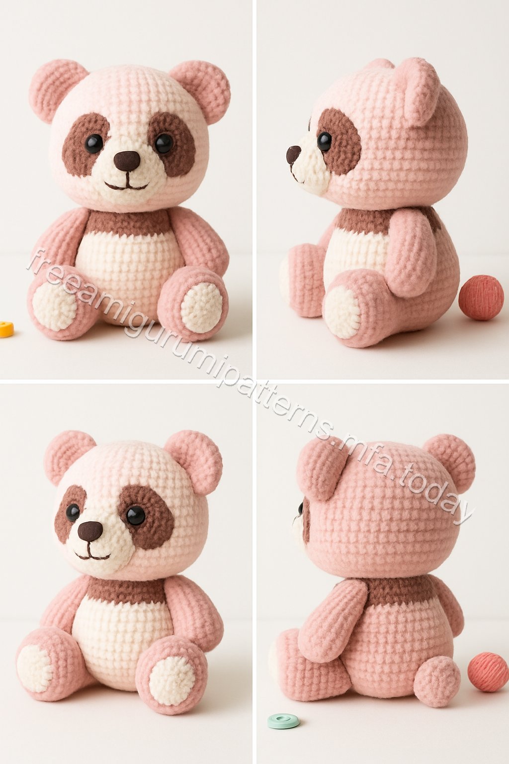 Amigurumi Panda Free Pattern