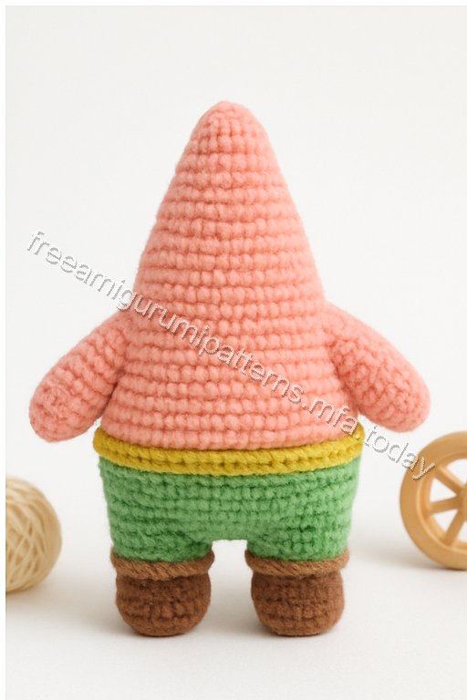 Amigurumi Patrick Star Free Pattern