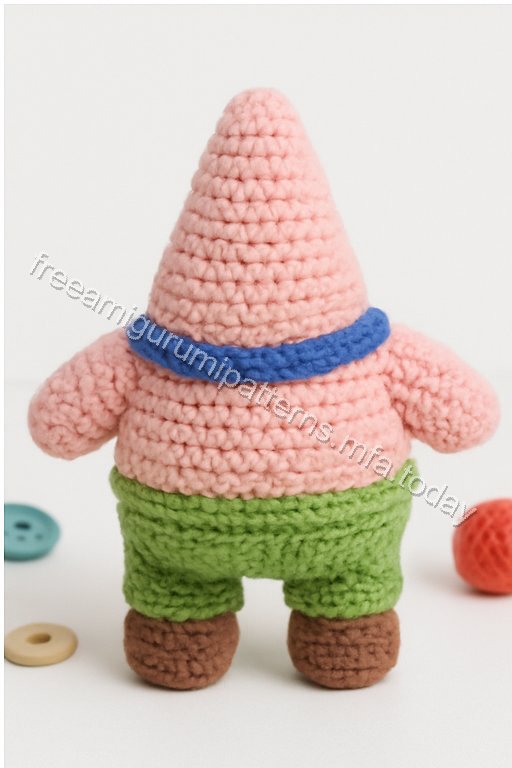 Amigurumi Patrick Star Free Pattern
