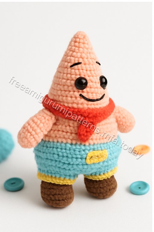 Amigurumi Patrick Star Free Pattern