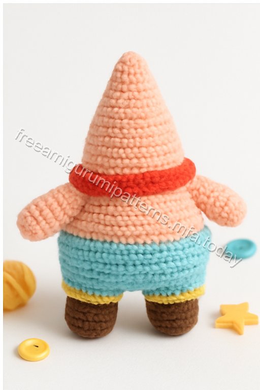 Amigurumi Patrick Star Free Pattern