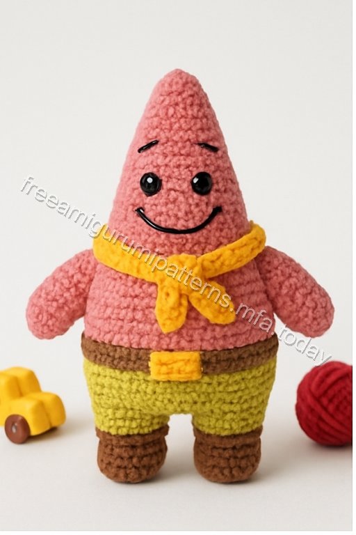 Amigurumi Patrick Star Free Pattern