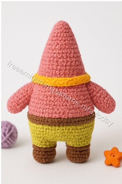 Amigurumi Patrick Star Free Pattern