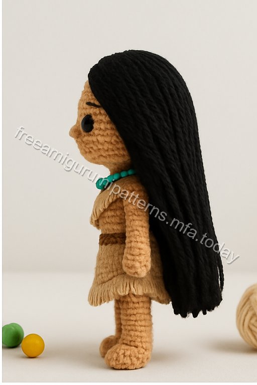 Amigurumi Pocahontas Free Pattern