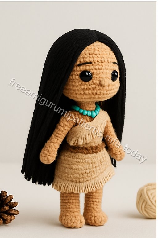 Amigurumi Pocahontas Free Pattern