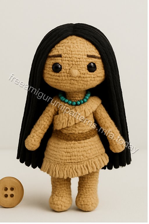Amigurumi Pocahontas Free Pattern