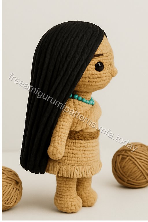 Amigurumi Pocahontas Free Pattern