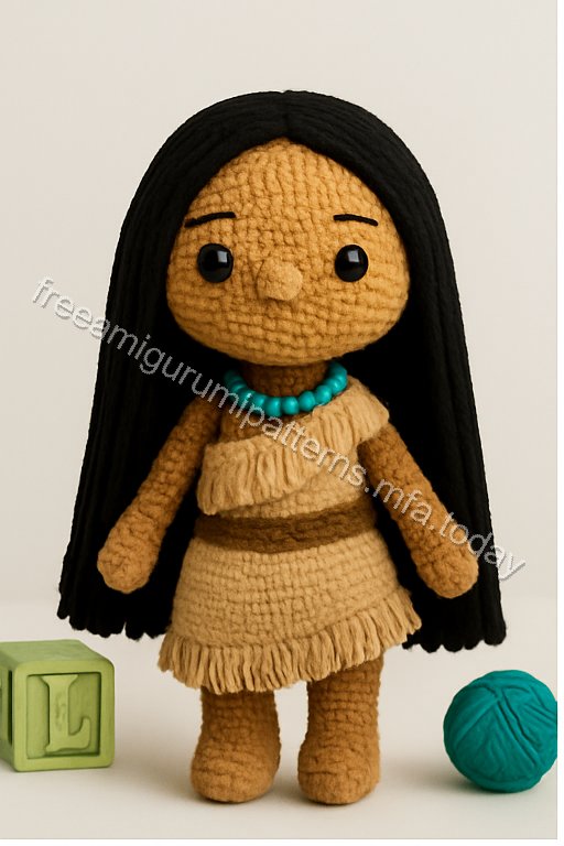 Amigurumi Pocahontas Free Pattern