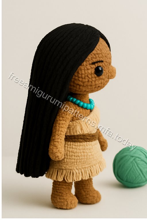 Amigurumi Pocahontas Free Pattern