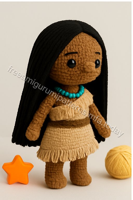 Amigurumi Pocahontas Free Pattern