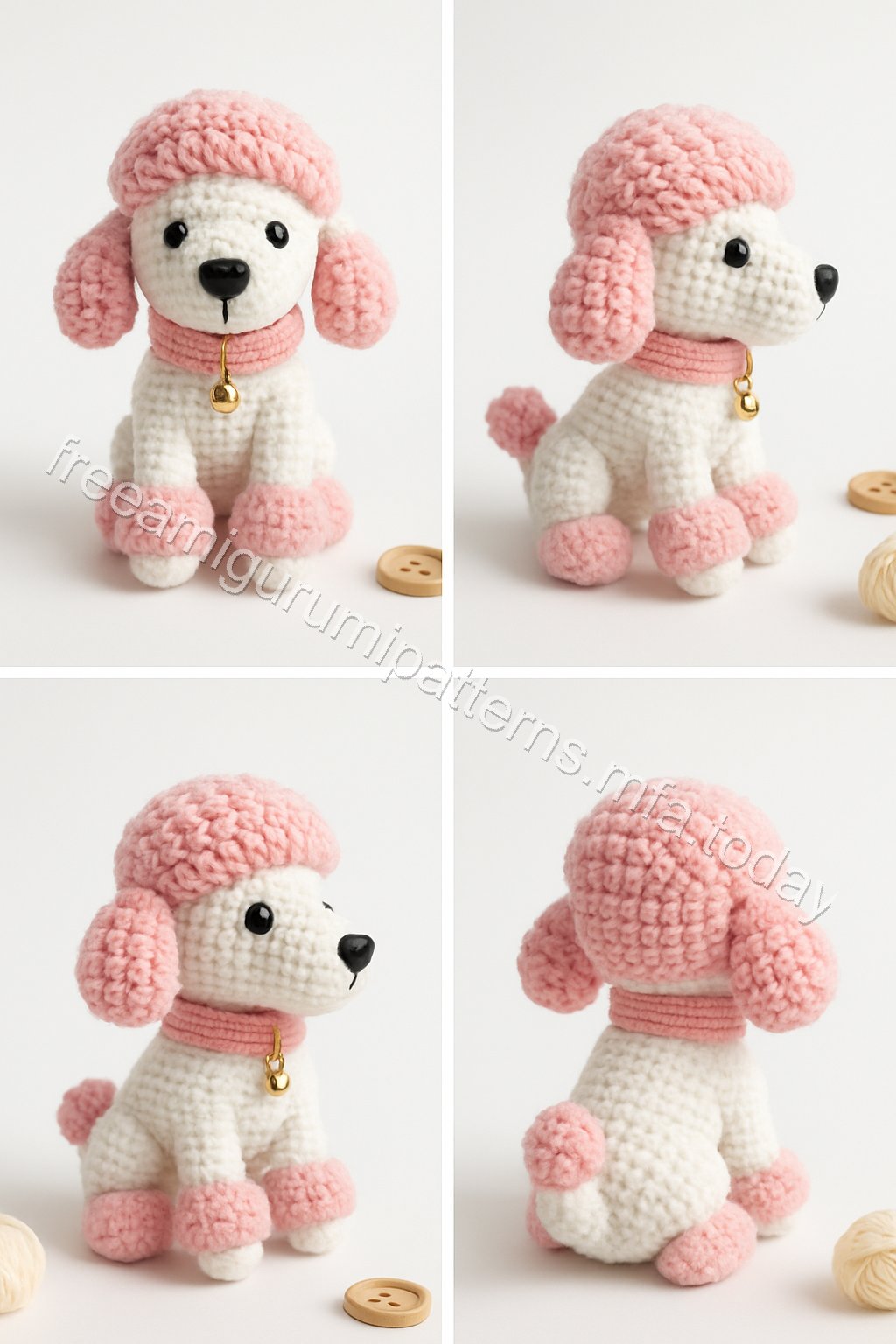 Amigurumi Poodle Free Pattern