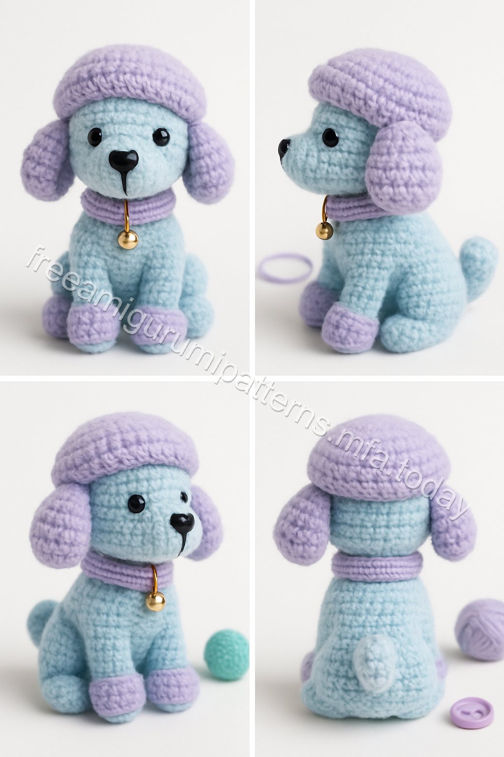 Amigurumi Poodle Free Pattern