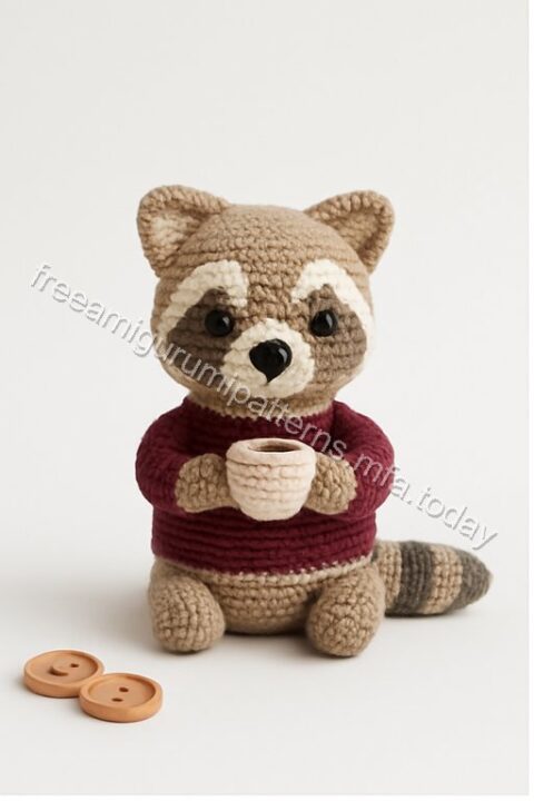 Amigurumi Raccoon Free Pattern - raccoon-q1p1.jpg