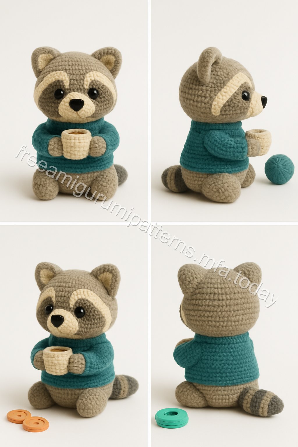 Amigurumi Raccoon Free Pattern