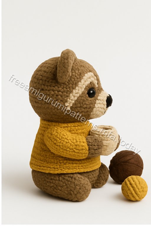 Amigurumi Raccoon Free Pattern