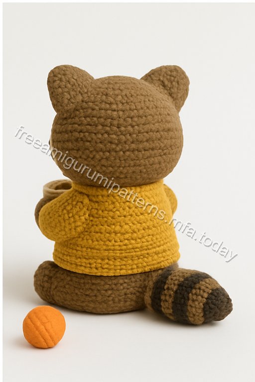 Amigurumi Raccoon Free Pattern