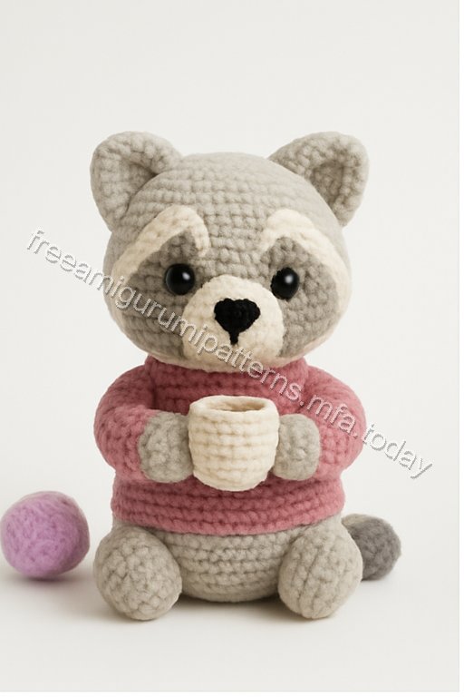Amigurumi Raccoon Free Pattern