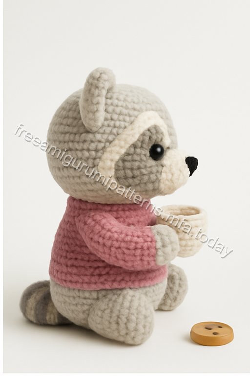 Amigurumi Raccoon Free Pattern