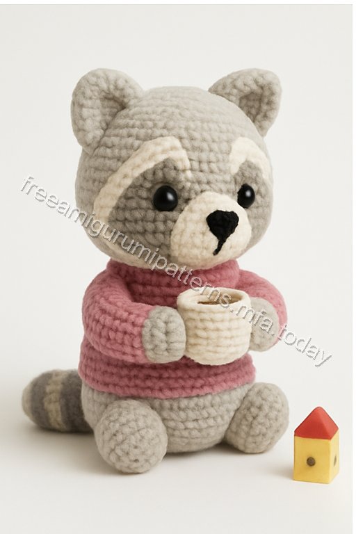 Amigurumi Raccoon Free Pattern