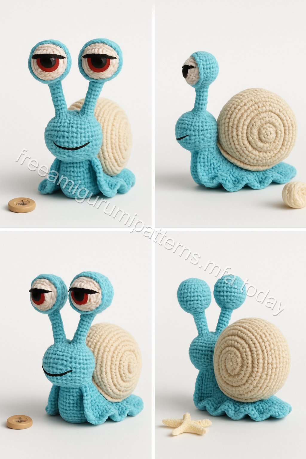 Amigurumi Snail Free Pattern