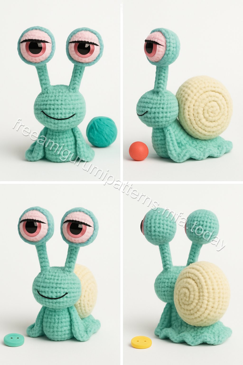 Amigurumi Snail Free Pattern