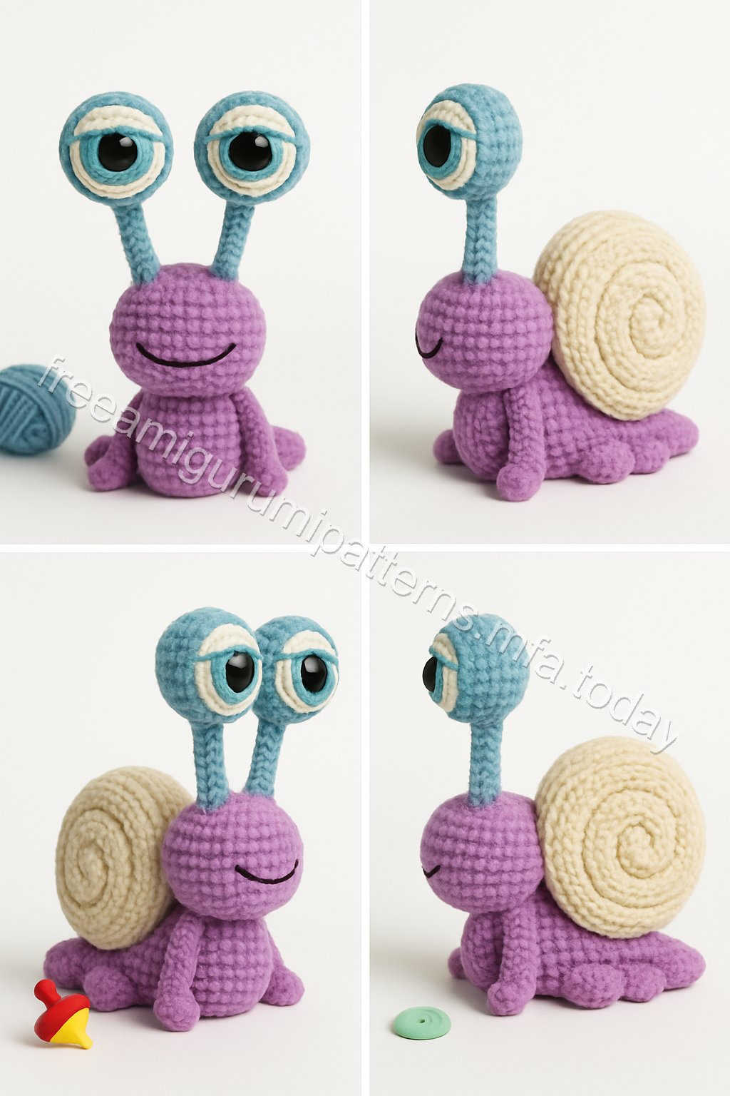 Amigurumi Snail Free Pattern
