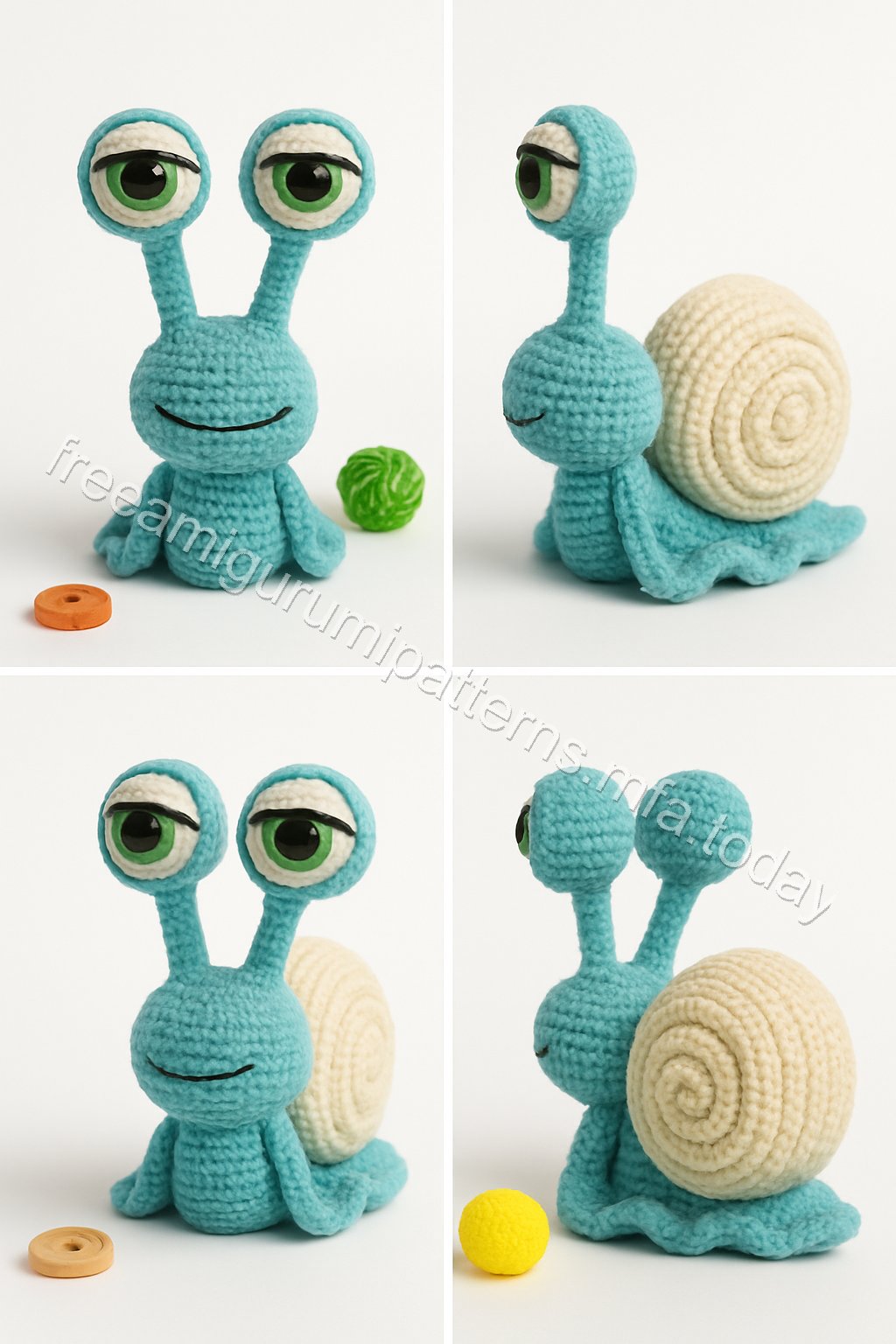 Amigurumi Snail Free Pattern