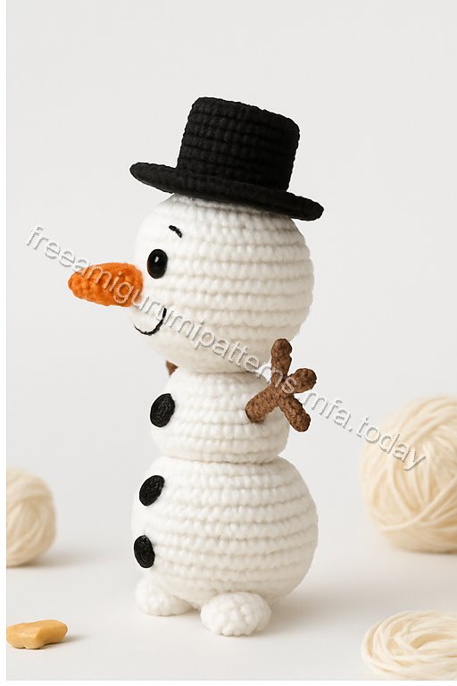 Amigurumi Winter Sisters And Snowman Free Pattern