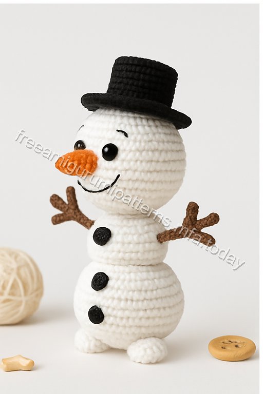 Amigurumi Winter Sisters And Snowman Free Pattern