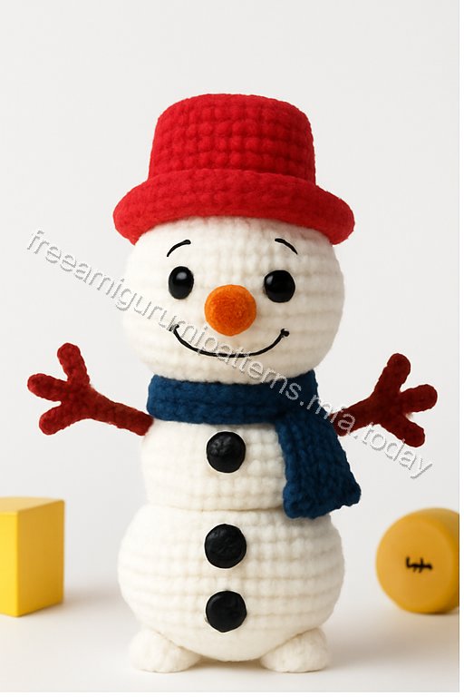 Amigurumi Winter Sisters And Snowman Free Pattern