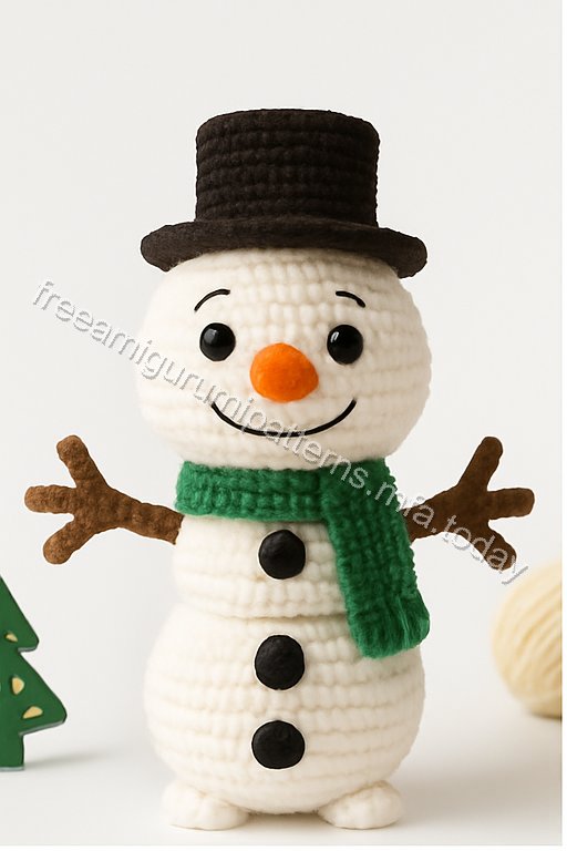 Amigurumi Winter Sisters And Snowman Free Pattern