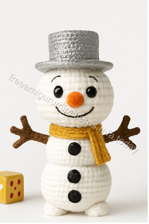 Amigurumi Winter Sisters And Snowman Free Pattern