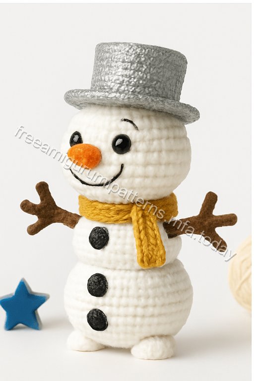 Amigurumi Winter Sisters And Snowman Free Pattern