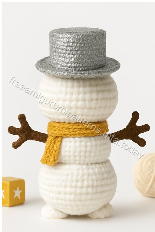 Amigurumi Winter Sisters And Snowman Free Pattern