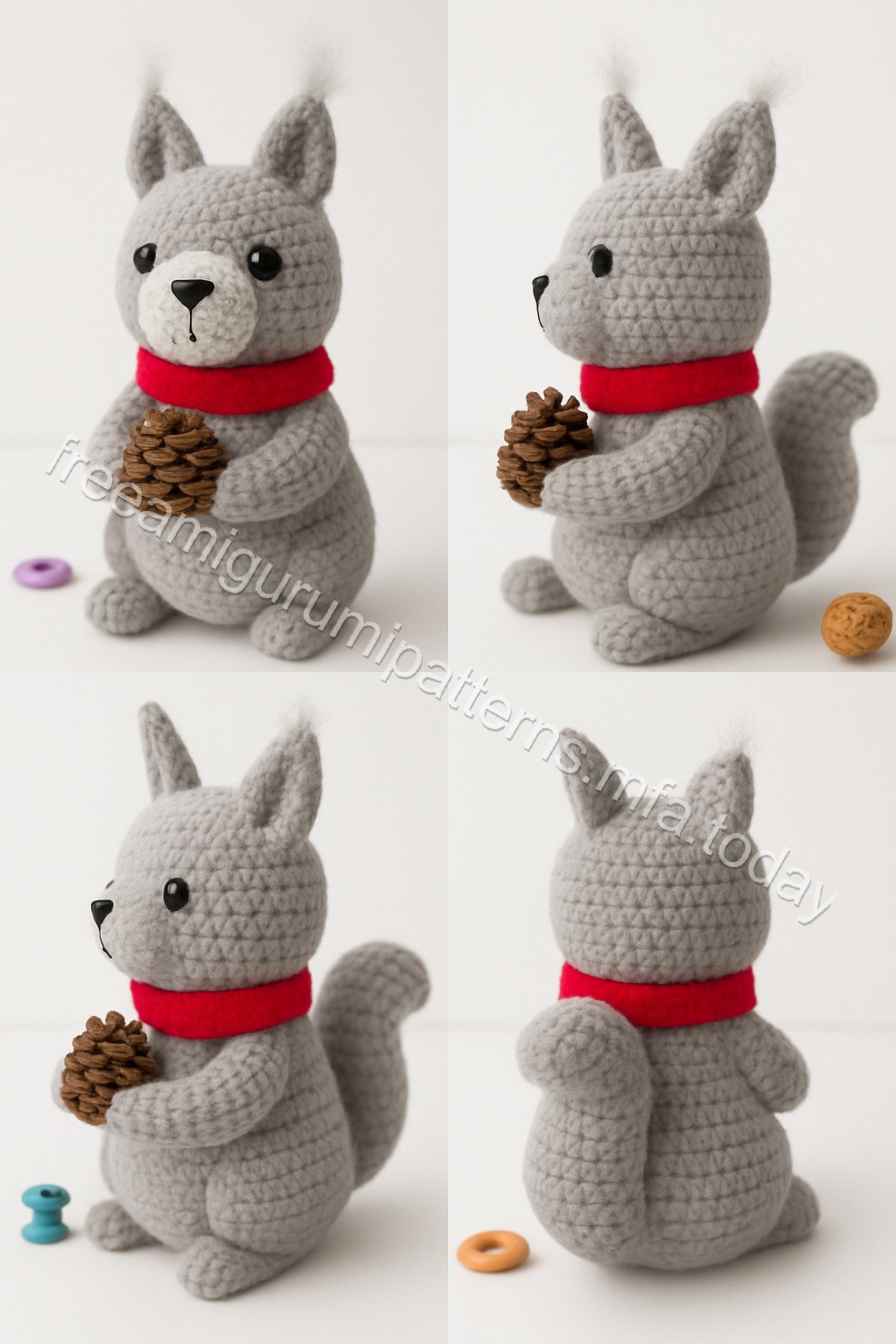 Amigurumi Squirrel Free Pattern