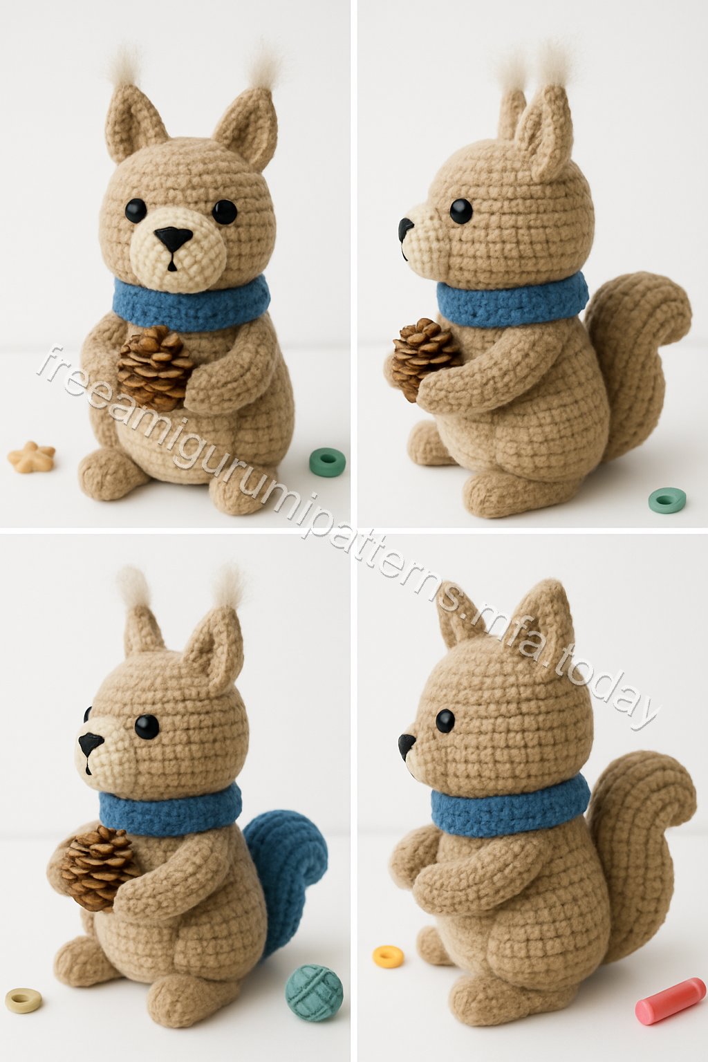 Amigurumi Squirrel Free Pattern