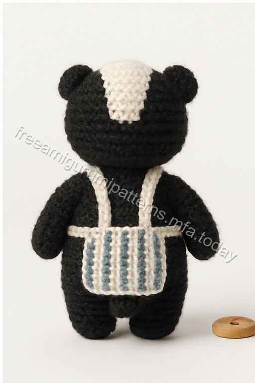 Amigurumi Badger Free Pattern