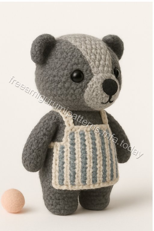 Amigurumi Badger Free Pattern