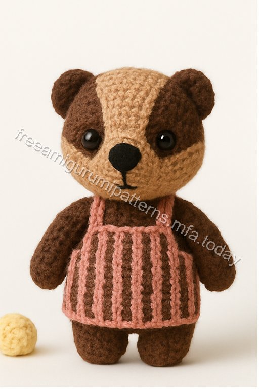 Amigurumi Badger Free Pattern