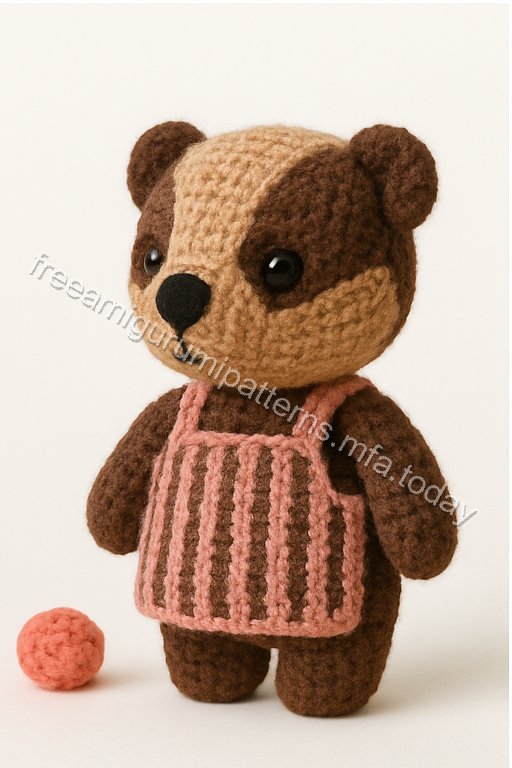 Amigurumi Badger Free Pattern