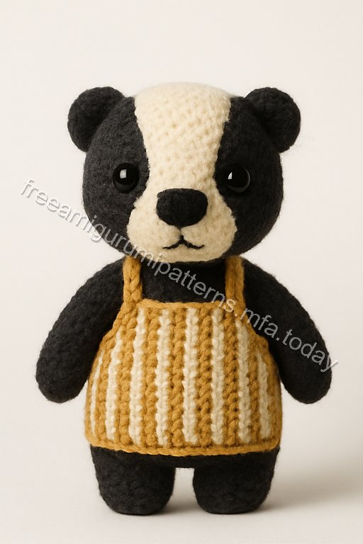 Amigurumi Badger Free Pattern