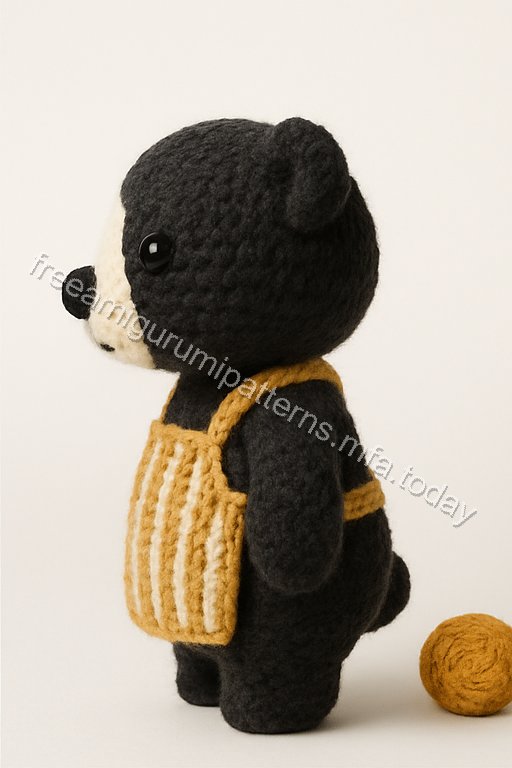 Amigurumi Badger Free Pattern