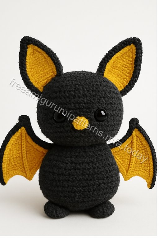 Amigurumi Fluffy Bat Free Pattern