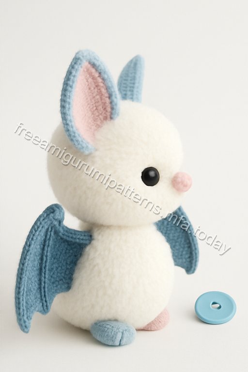 Amigurumi Fluffy Bat Free Pattern