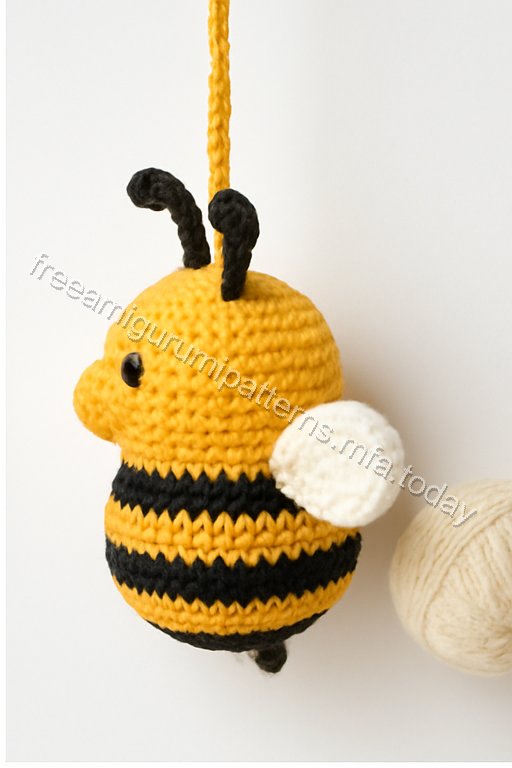 Amigurumi Hanging Bees Free Pattern
